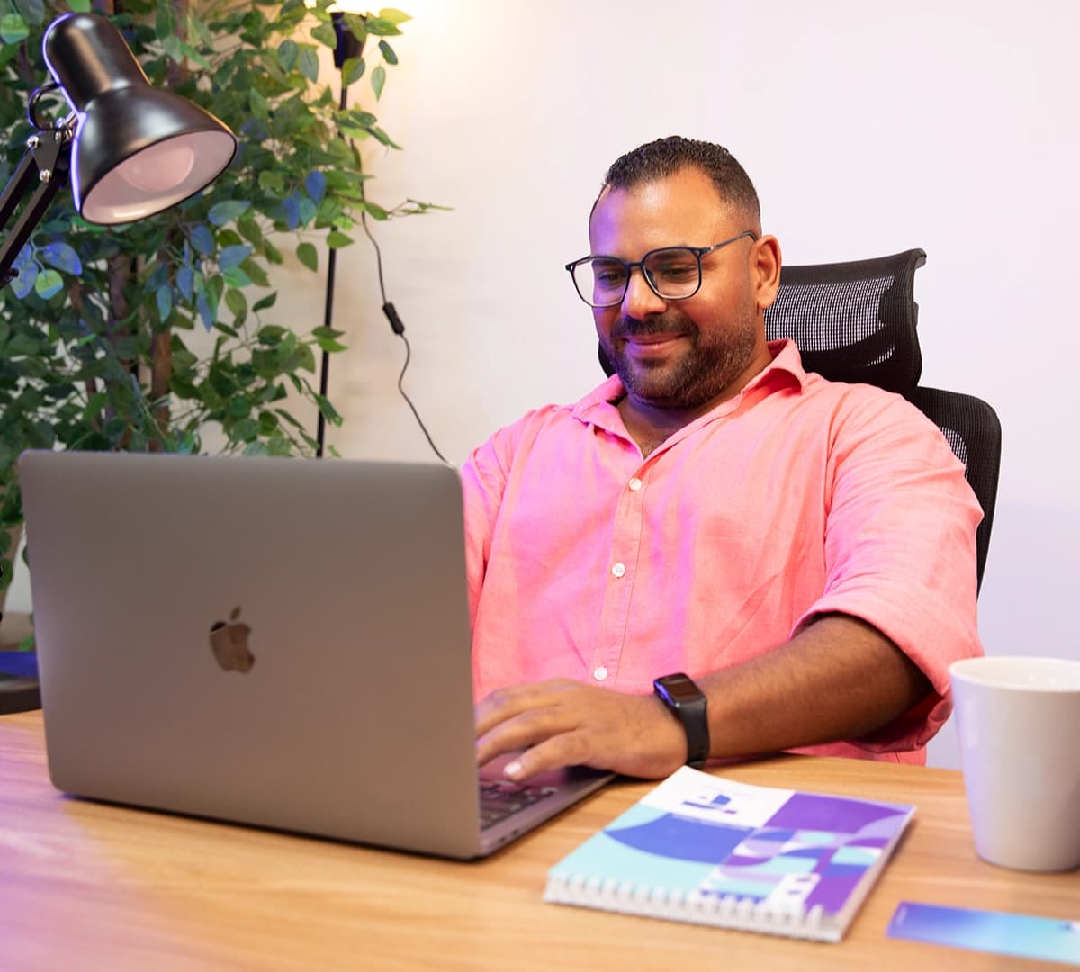 Why FlairsTech engineer working in front of laptop while smiling